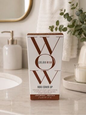 NEW Color Wow Root Cover Up Light Brown Hair Concealer Gray Root Touch Up
